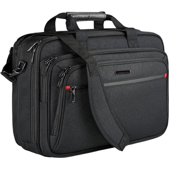 Laptop Briefcase for Men Women, Fits Up to 17.3 Inch Laptop Expandable Premium - Picture 1 of 6